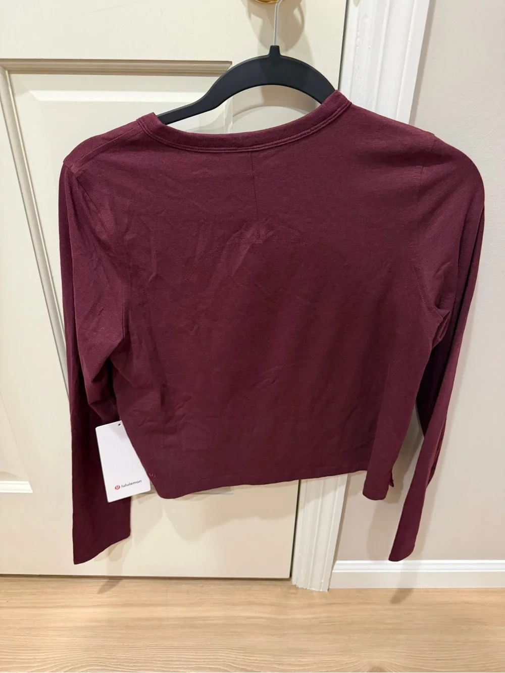 lululemon athletica Long-Sleeve Crew Top in Deep Burgundy